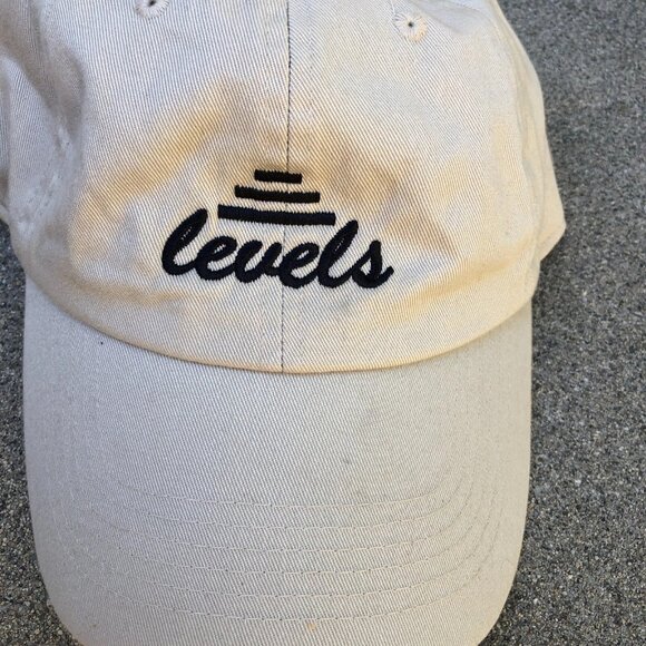 Vintage ETHOS LEVELS Dad Baseball Hat Men's One Size Adjustable Khaki Cap - Picture 6 of 6